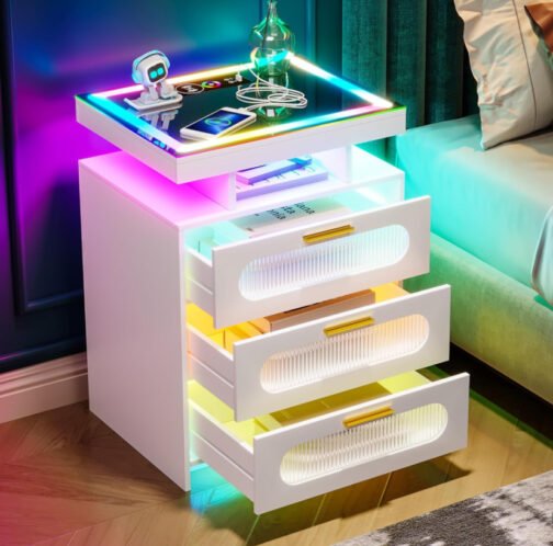 wireless charging station nightstand