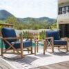 3 Piece Outdoor Patio rocking chair