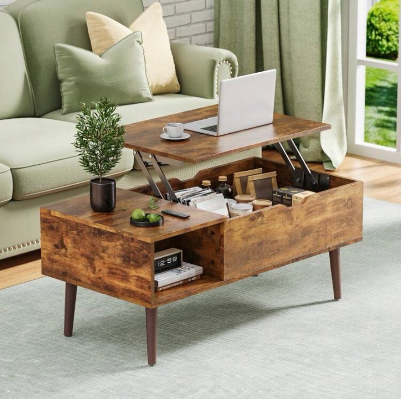 Extendable Lift Top Wood Coffee Tables