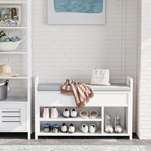 Entryway Bench with Lift Top Storage Box