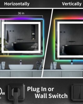 Anti-Fog RGB Bathroom Mirror