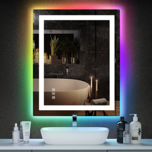 Anti-Fog RGB Bathroom Mirror