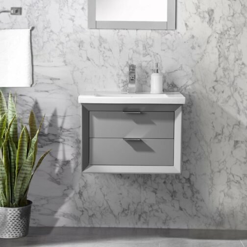 Floating Single-Bathroom Vanity Set