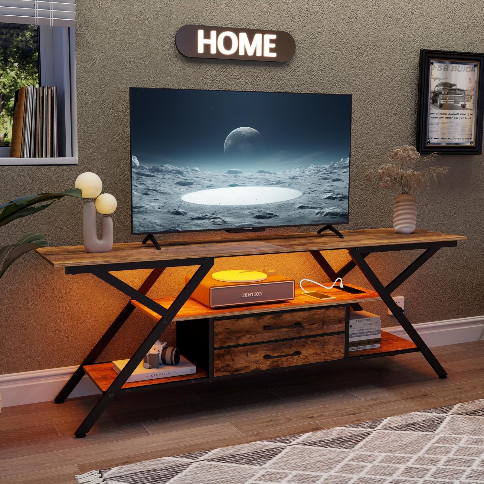 LED Gaming TV Stand