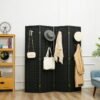 Panel Pegboard Folding Room Divider