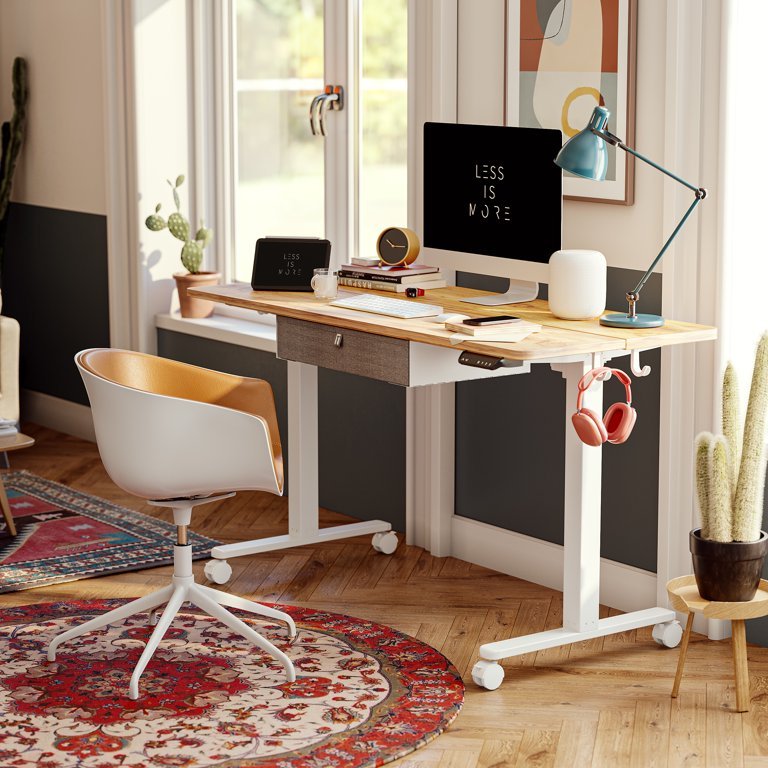 FEZIBO Standing Desk with Drawer