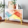 Multi-Coloured Console Cabinet