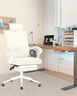 Reclining Office Chair with Footrest