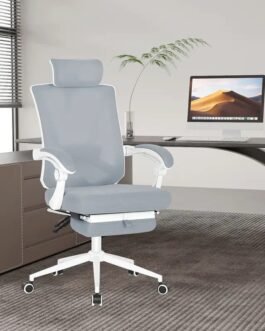 Reclining Office Chair with Footrest