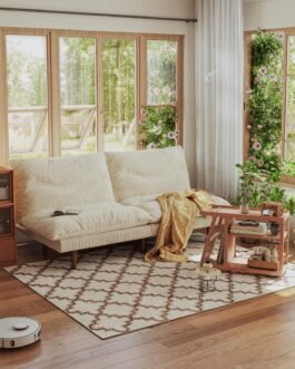 Corduroy Convertible Futon Sofa