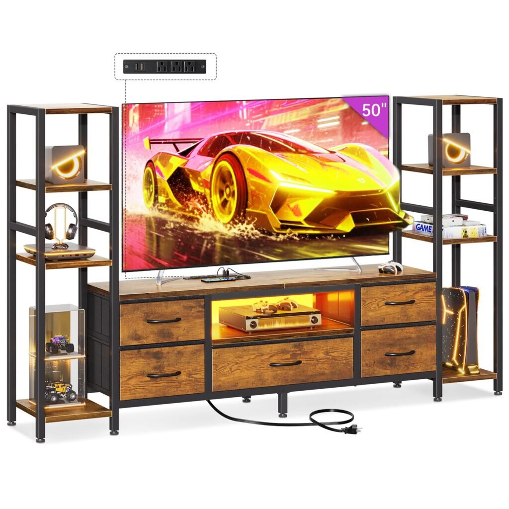 TV Stand with Drawers