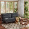 Corduroy Convertible Futon Sofa