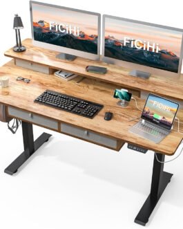 FiCiHi Standing Desk with Drawers