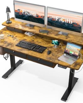 FiCiHi Standing Desk with Drawers