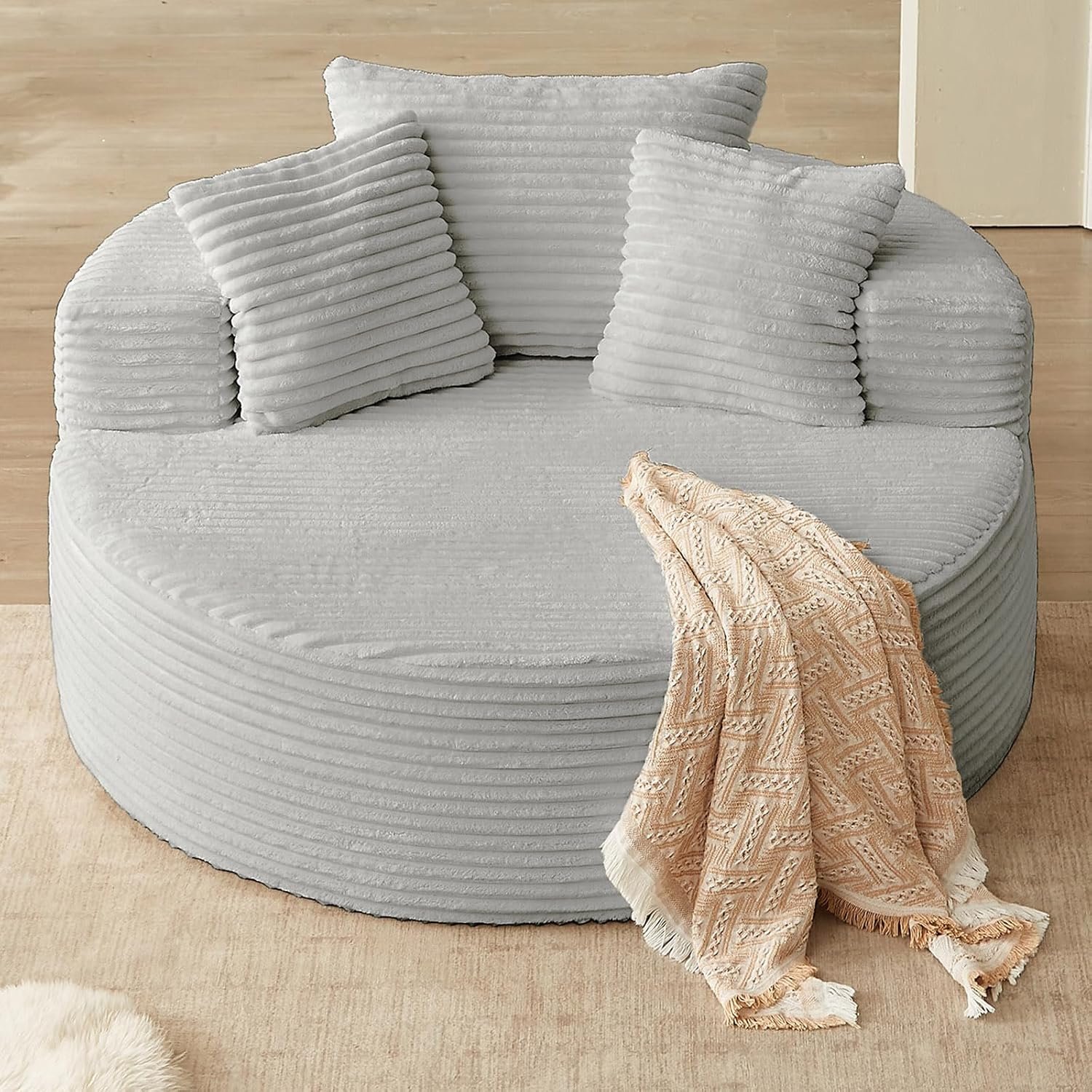 White Grey Sofa